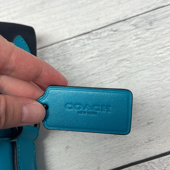 Coach Heritage Crossbody in Vivid Turquoise G4 - Picture 6 of 10